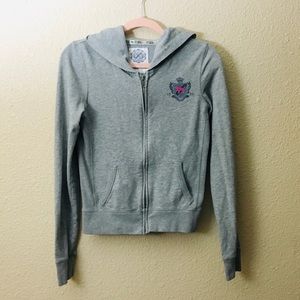 PINK Victoria’s Secret Small Grey Hoodie Jacket